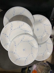 5pcs corelle set 22cm plate