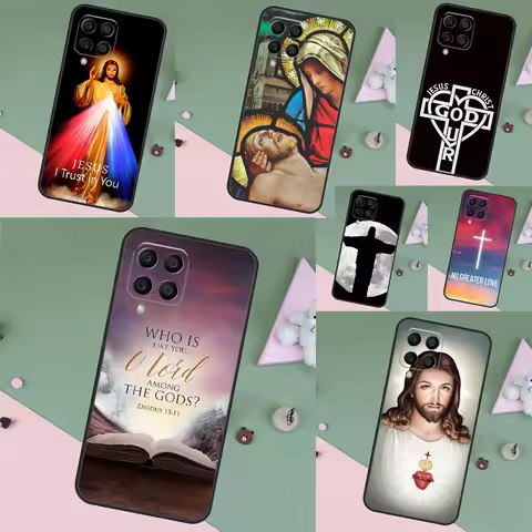 Jesus Christ God Bless You For Samsung Galaxy M32 M52 M16 M11 M21 M31 M13 M33 M35 M53 M55 M15 M14 M3