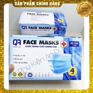 Qa Face Masks 4-Layer Premium Medical Masks Box Of 50