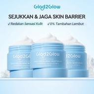 GLAD2GLOW Tremella Vita B5 Sensitive Calming Moisturizer | Gel DAY & Night Cream Skincare g2g Facial