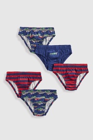 กางเกงในเด็กผู้ชาย Mothercare Racing Car Briefs - 5 Pack HC972