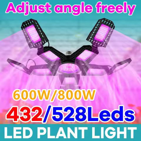 Full Spectrum LED Plant Grow Light Deformable Growth Lights Bulbs E27/E26 Sunlight Hydroponic UV/IR 
