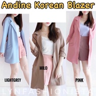 Blazer Office Casual/Blazer Scuba Women/Office Blazer Uniform