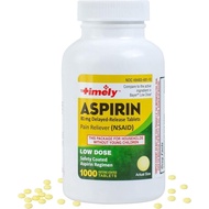 Timely - Low Dose Aspirin 81mg - 100 Tablets
