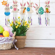 [Lacooppia2] 12-piece Wind Chime Craft Kit, DIY Wind Chime Craft Kit, DIY Painting Kit, Wood Art And