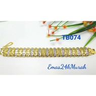 Gelang Tangan Pulut Dakap Mix Original Emas Bangkok (ETB357)