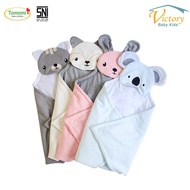 Tomomi Selimut Bayi Kepala Animal Ready 4 Warna