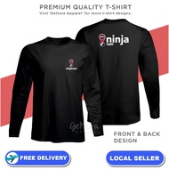 !!!MEGA !! NinjaVan Cotton Roundneck Long Sleeve T-Shirt / Logistic / Work Uniform