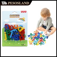26Pcs Magnetic Alphabet Magnetic Numbers Sticker English Multi-color Magnetic Letters