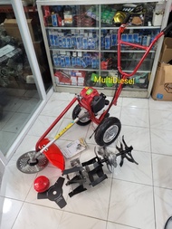 Mesin Potong Rumput Dorong ROBOTECH GB489 4Tak |2 Cultivator Bajak Sawah