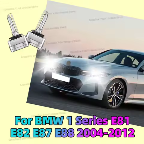Headlights 2x HID Xenon 6000K 8000K 10000K 35W D1S For BMW 1 Series E81 E82 E87 E88 2004-2012 2005 2