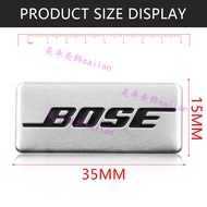 [Ready Stock] Suitable For BOSE Label boss Metal Audio Speaker Cover Decorative Sticker Car Dr. Logo Small