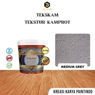 CAT TEKSTUR PASIR KAMPROT | CAT TEKSTUR TEMBOK - TEKSKAM 25KG -Tokoasma