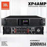 JBL XP4 AMP Professional Power Amplifier, 4-Channel Pure Power Amp with Display, High Power for Stag
