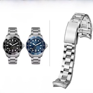 Solid Arc สแตนเลสสตีลเหมาะสําหรับ Tag Heuer Aquaracer 300 Series Way211 Way111a Double Push ปุ่ม ตะข