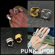 Ring 925 Silver Retro Horseshoe Ring Punk Hip Hop 123 3795