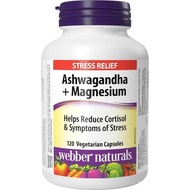 Webber Naturals +, 120 Capsules, Helps to Reduce Cortisol and Symptoms of Stress, Vegan