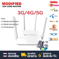 【กทม พร้อมส่ง】Router 4G ใส่ซิมใช้ได้เลย ไม่ต้องตั้งค่า เสียบสายแลนได้ 4G/3G WiFi 4G Wireless Router