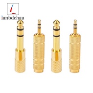 Headphone Adapter 6.35 mm (1/ 4 Inch) Male to 3.5 mm Female Stereo Adapter Plus 3.5 mm Stereo Male t