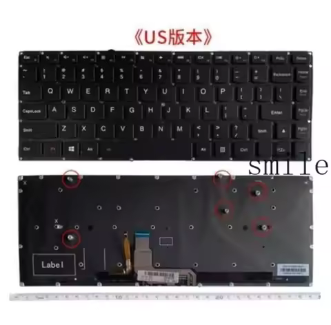 US backlit Keyboard for Lenovo YOGA 4 PRO 900-13ISK 900S-13ISK