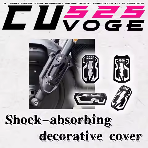 For FOR VOGE CU525 CU-525 525CU shock-absorbing decorative cover shield Black Warrior