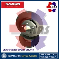 SANWA JAPAN LEXUS GS250 SPORT GRL11R FRONT / REAR DISC ROTOR (2PCS)