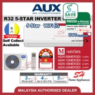 AUX R32 5-STAR Inverter Air-conditioner M-series ASW-MER3DI AIRCOND INVERTER 1.0HP 1.5HP 2.0HP 2.5HP