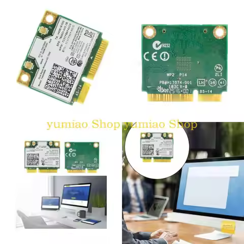 587B 1200M Wireless Card 7260AC 7260HMW Wifi Adapter Bluetooth-compatible4.0 Wlan Card Half Mini PCI