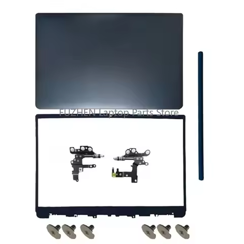 New For IdeaPad 1 15ADA7 15AMN7 2022 Laptop LCD Rear Cover/Front Frame/hinges/Axle Cover Blue