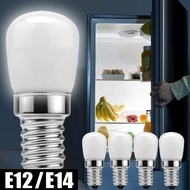 E14/E12 LED Fridge Light Bulb Refrigerator Mini Bulb AC 220V LED Lamp White/Warm White SMD2835 Replace Halogen Light
