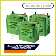 ❤ ♕ ❁ Amaron GO NS40 38B20L/ 1SN 46B24L/ 2SM 75D26L/ 3SM 95D31L