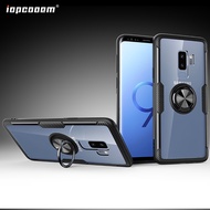 Samsung Galaxy S9 Plus Case Samsung Note 9 Case Shockproof Armor Tough Transparent Magnetic Ring Stand Hard Cover