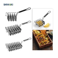 [ShiwakiMY] Taco Basket Professional Tortillas Burritos Taco Rack Fryer Taco Shell Fryer 4