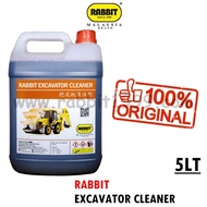 RABBIT EXCAVATOR CLEANER - 5Lt - jcb cleaner / SUPER Degreaser Spray Heavy Duty / Engine Degreaser Chemical - 5L