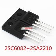 2SC6082 2SA2210 pcs 10 TO-220F C6082 A2210 TO220F Printer Tube triode Transistor Parts Mlc10