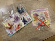 Pokemon 寵物小精靈 寶可夢 絕版 百變怪 火伊貝 月伊貝 扭蛋