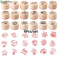 PIDDING 6pcs/set Blessing Greeting Words DIY Albums Stationery Thank You Happy Birthday Painting Dai