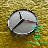 MERCEDES-BENZ W124, W211, W203, W220, W210 TYRE CENTRE RIM CAP WITH MERCEDES-BENZ LOGO [1PCS] READY 