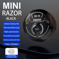 Portable electric shaver for men double head full body washable USB rechargeable beard shaver mini t