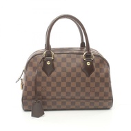 路易威登 Duomo 手提波士頓包 N60008 Damier 皮革 棕色 Ebene 二手
