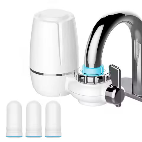 7 layers purification Ceramic Water purifier filter tap kitchen faucet Attach Filter cartridges Rust