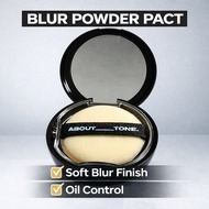 ABOUT TONE Blur Powder Pact 9g Soft Blur Finish Oil Control Compact Powder Korean Makeup Face Powder