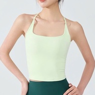 Lulu elastic molded Bra - Gym yoga Pilates Flow - B30