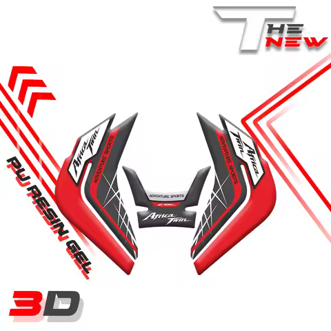 Motorcycle Tank Pad Protector Sticker Fish Bone Sticker 2 color For Honda CRF1000L CRF 1000L CRF1000