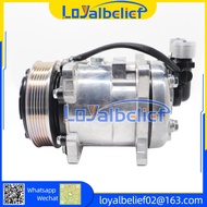 AC Air Conditioning Compressor For Bobcat Skid Steer Loader S630 S650 S750 T630 6698590 7023580 7279