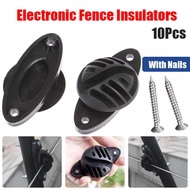 10Pcs Electric Fence Fence Insulator Horse Cattle Animal Electric Fence Accessories Hemispherical