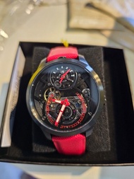 Invicta objet D art 43mm 黑紅帶 雙機芯，手上鏈機械錶+石英