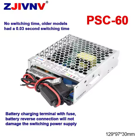 60W UPS Uninterruptible Switching Power Supply No Switch Time AC to DC Lead-acid Battery 13.8V 1A 27