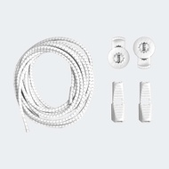 Ortuseight Elastic Lace Lock White Shoe Lace
