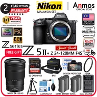 Nikon Z5 II Z5 MARK II ( Z 24-50 /Z 24-70 F4S /Z 24-200MM /Z 24-105MM /BUNDLE) NIKON MALAYSIA 2 YEAR